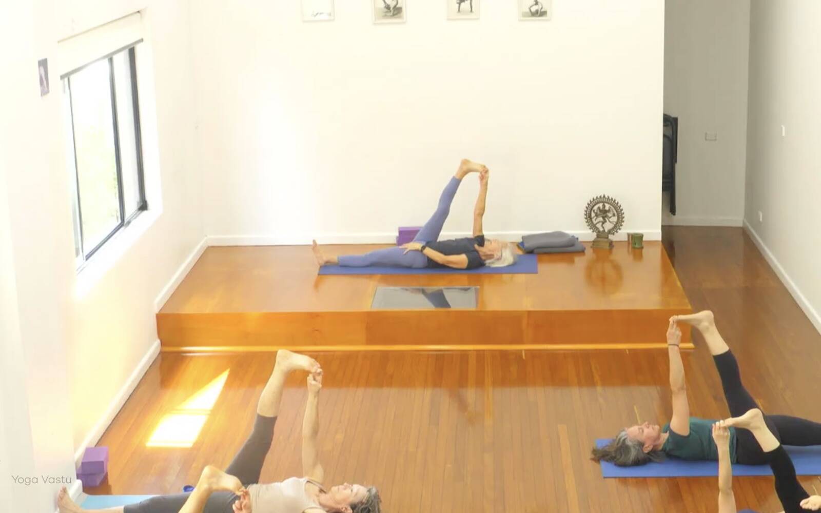 Online Iyengar yoga videos | Advanced Class 9: Engaging the Legs in Standing Poses