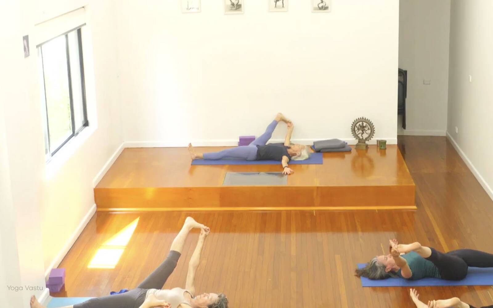 Online Iyengar yoga videos | Advanced Class 9: Engaging the Legs in Standing Poses