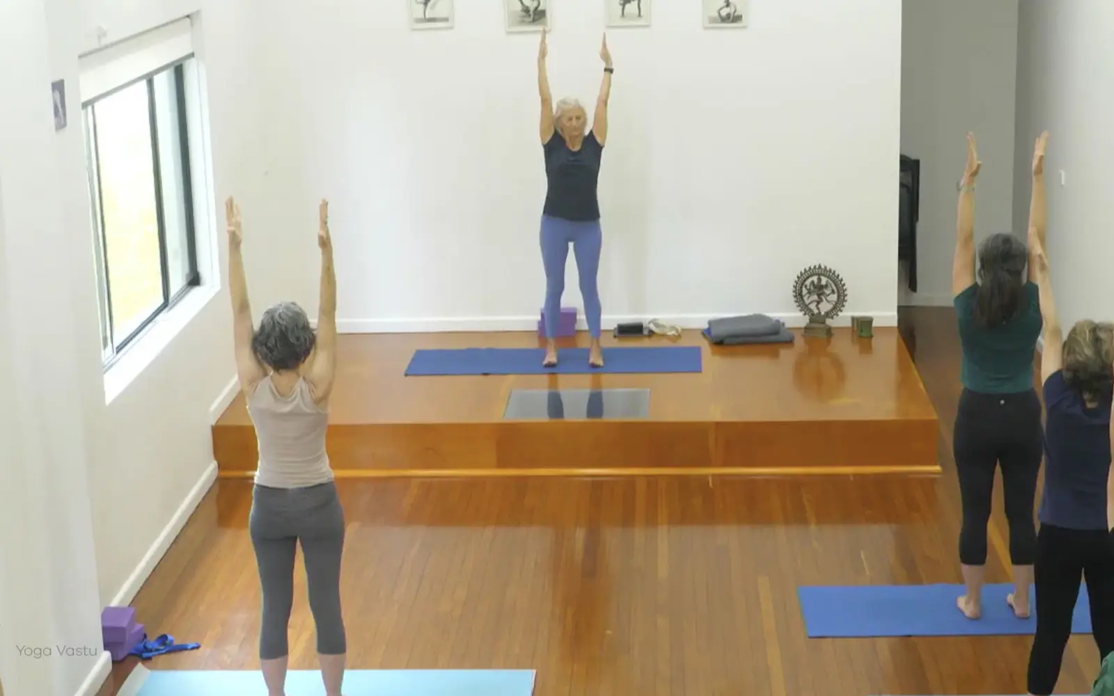 Online Iyengar yoga videos | Advanced Class 9: Engaging the Legs in Standing Poses