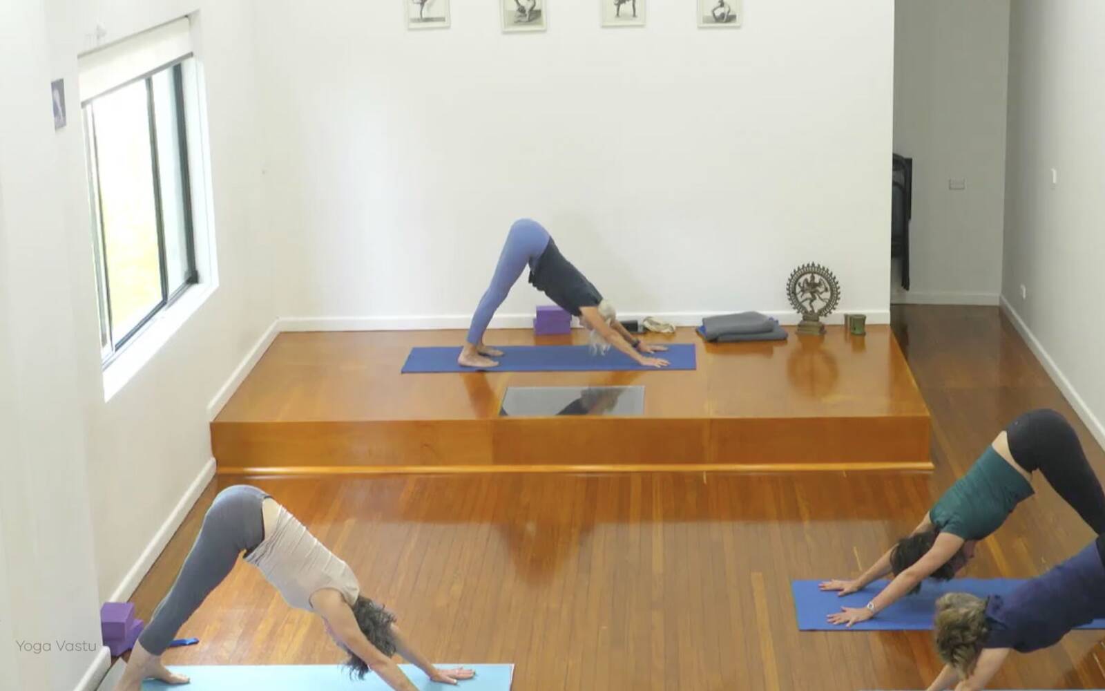 Online Iyengar yoga videos | Advanced Class 9: Engaging the Legs in Standing Poses