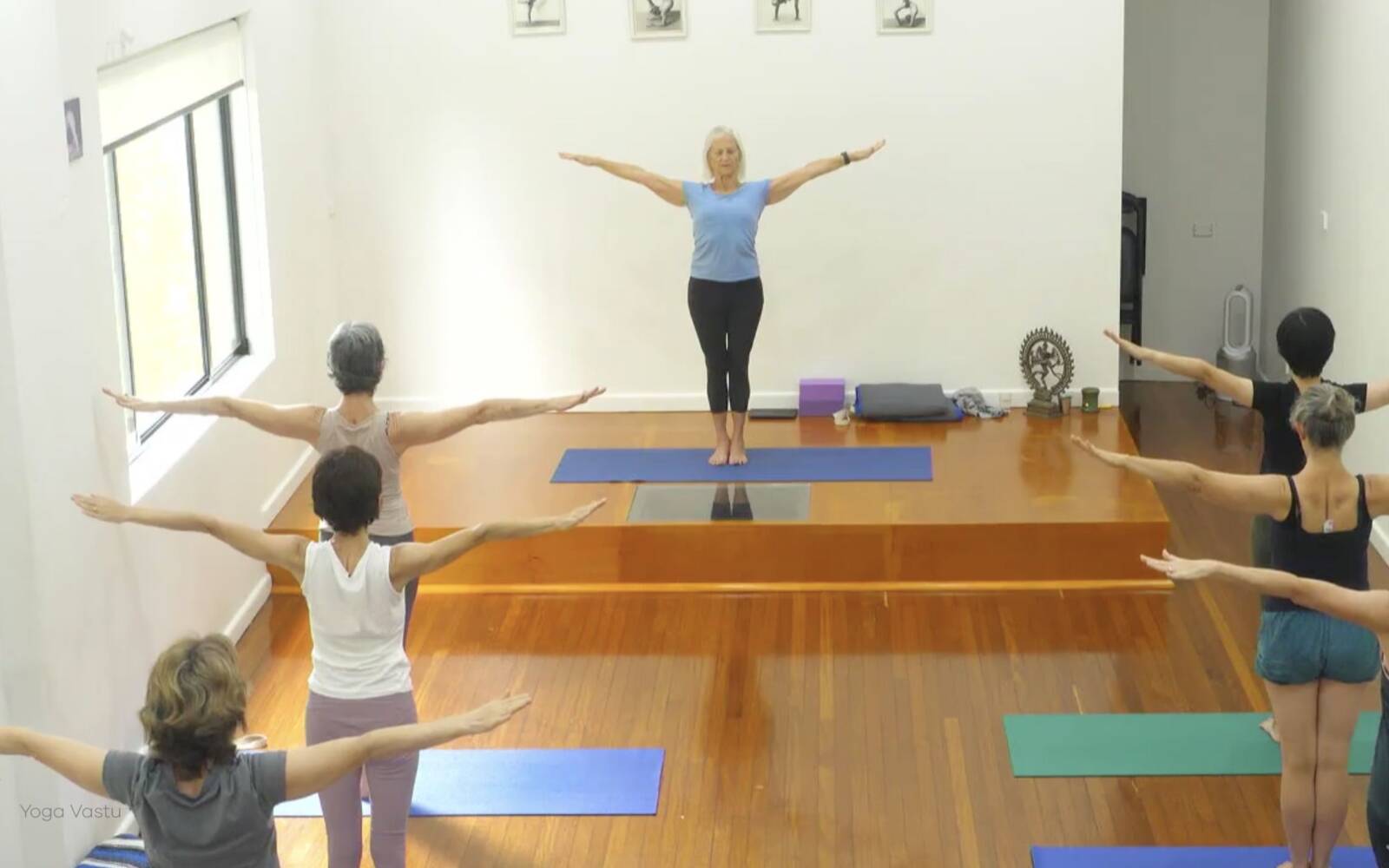Online Iyengar yoga videos | Advanced Class 10: Balancing Standing Poses and Abdominal Strengthening