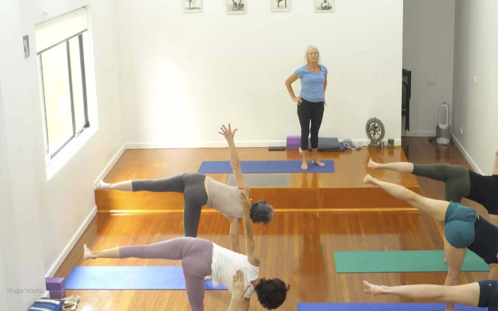 Online Iyengar yoga videos | Advanced Class 10: Balancing Standing Poses and Abdominal Strengthening
