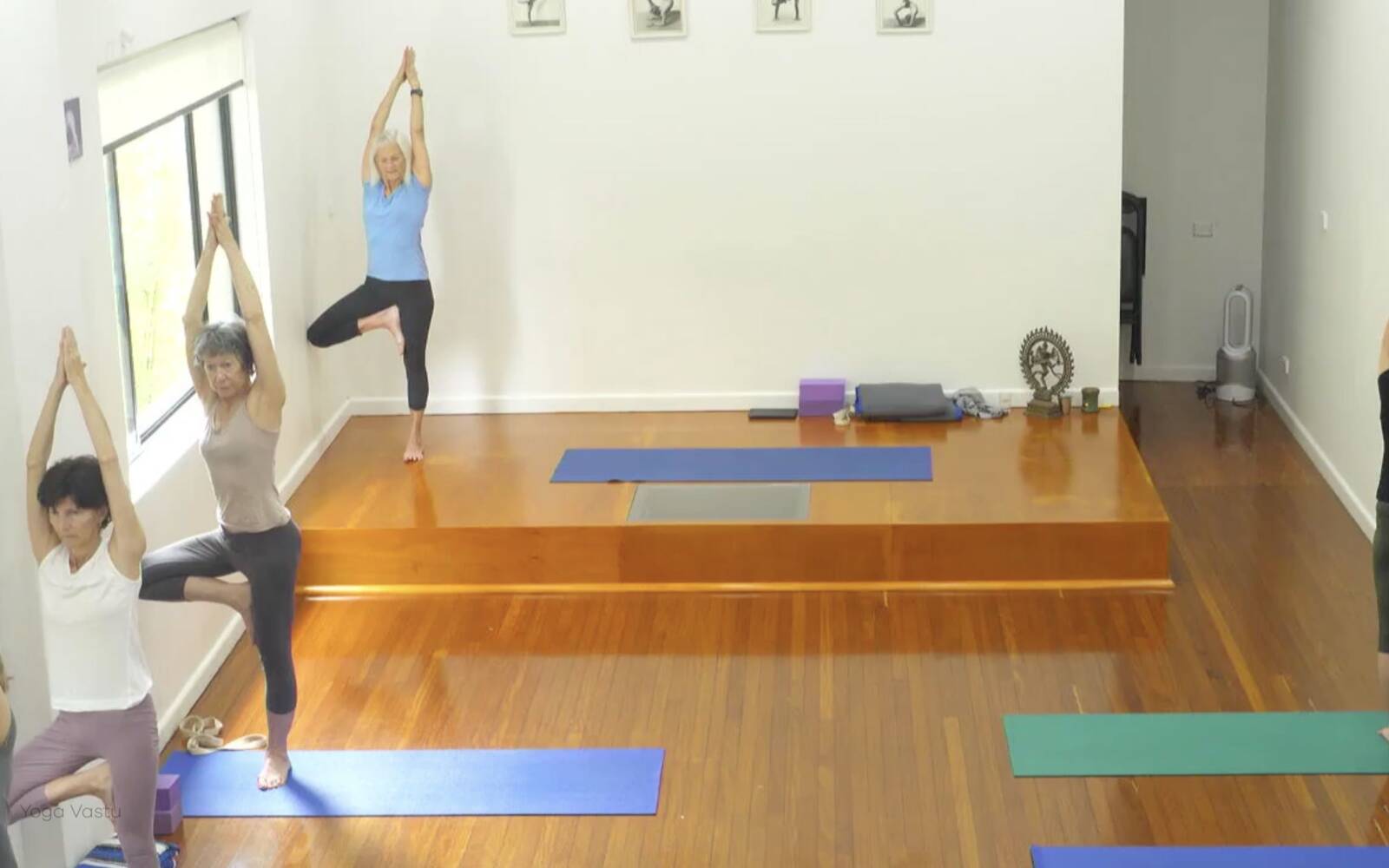 Online Iyengar yoga videos | Advanced Class 10: Balancing Standing Poses and Abdominal Strengthening